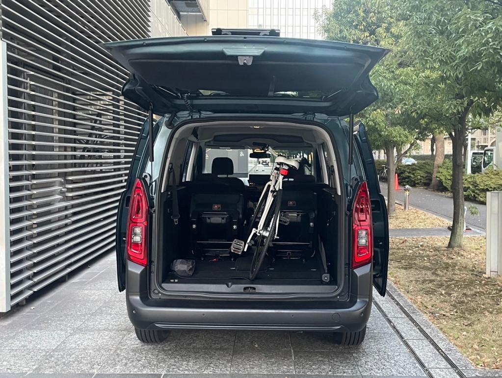 BERLINGO LONGと自転車