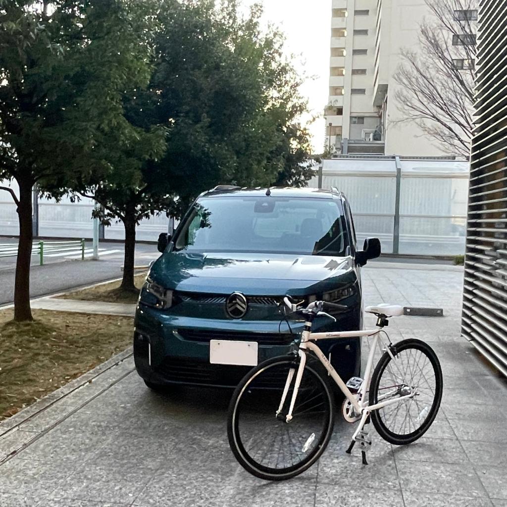 BERLINGO LONGと自転車